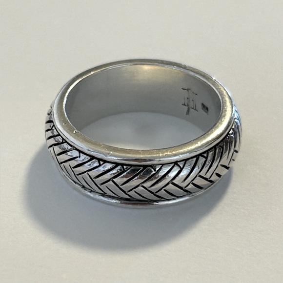 John Hardy Spinner Ring Sterling Silver .925 Size 8.75US - Picture 2 of 11